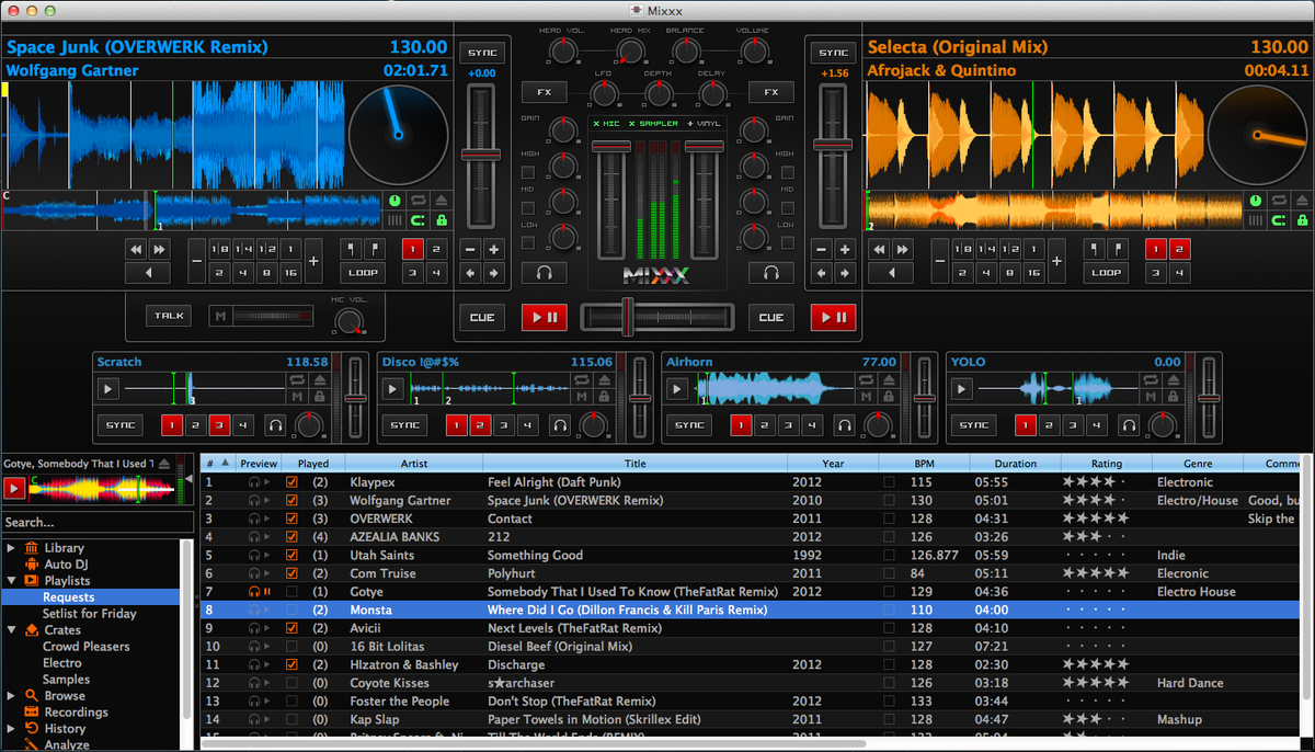 How to use mixx dj software